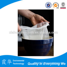 food grade nylon mesh nut milk bag with label